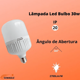 LÂMPADA LED BULBO G-LIGHT T80 30W 6500K- G LIHT